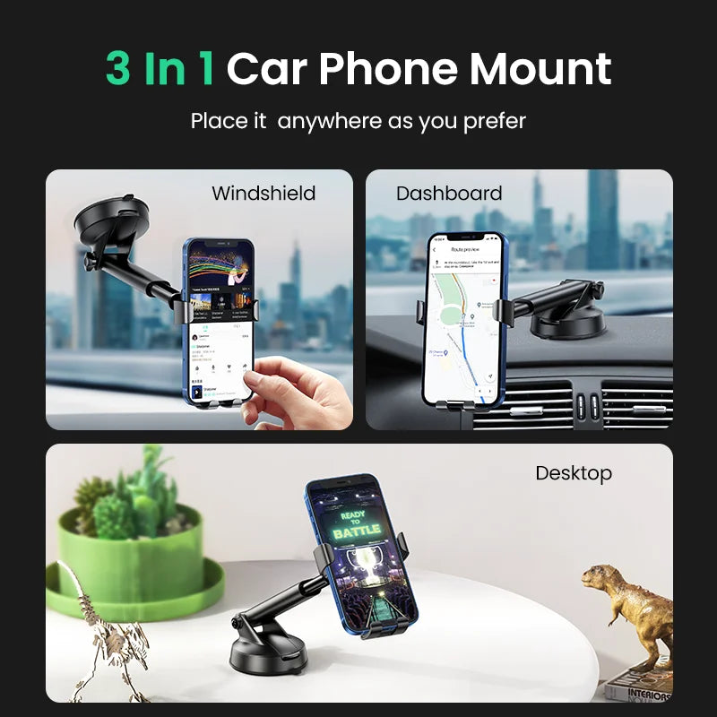 Soporte UGREEN de coche para movil con ventosa