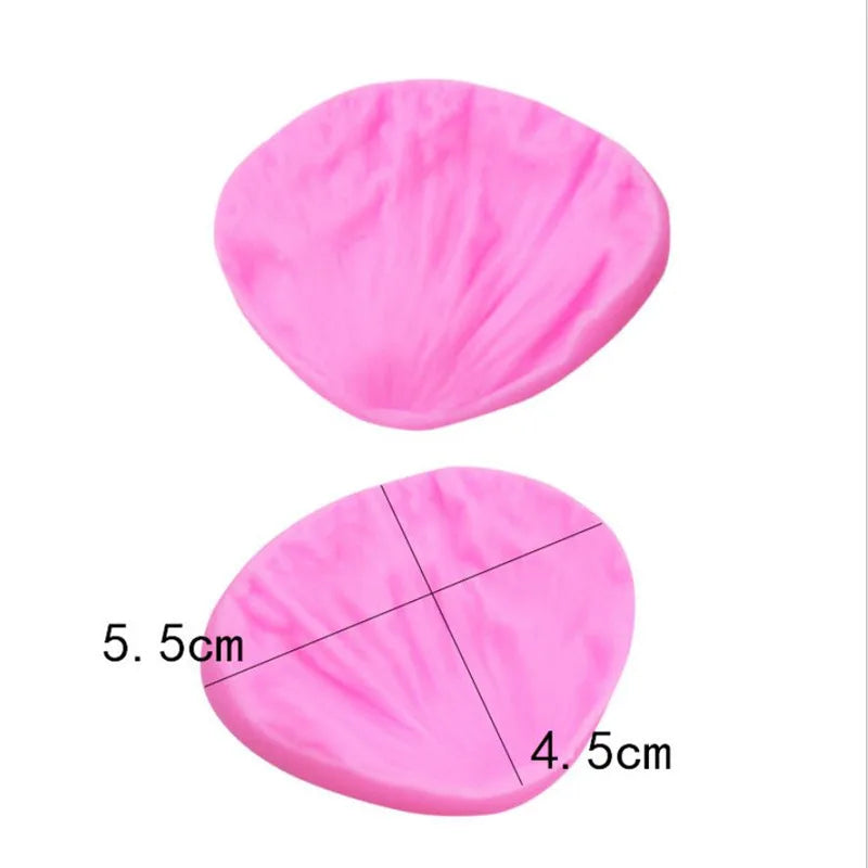 2Pcs/set Peony Flower Petal Cake Decorating Tools Rose Fondant Chocolate Silicone Mold Sugar Paste Candy Chocolate Moulds