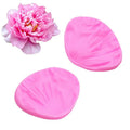 2Pcs/set Peony Flower Petal Cake Decorating Tools Rose Fondant Chocolate Silicone Mold Sugar Paste Candy Chocolate Moulds