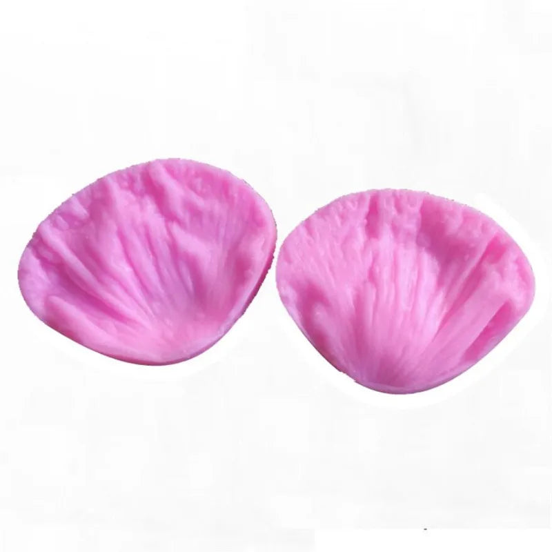 2Pcs/set Peony Flower Petal Cake Decorating Tools Rose Fondant Chocolate Silicone Mold Sugar Paste Candy Chocolate Moulds