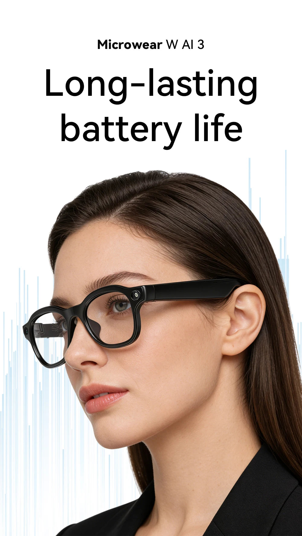 2026New AI Smart Glasses 3Lens 13MP Camera 4K Video Recording 100+ AI Languages Translation Sunglasses Bluetooth Call Music Play