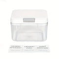 Laundry Pod Holder with Lid Laundry Pod Container,Sealed and Automatic Pop-Up, Large Capacity Holds Laundry Pods Organizer Box
