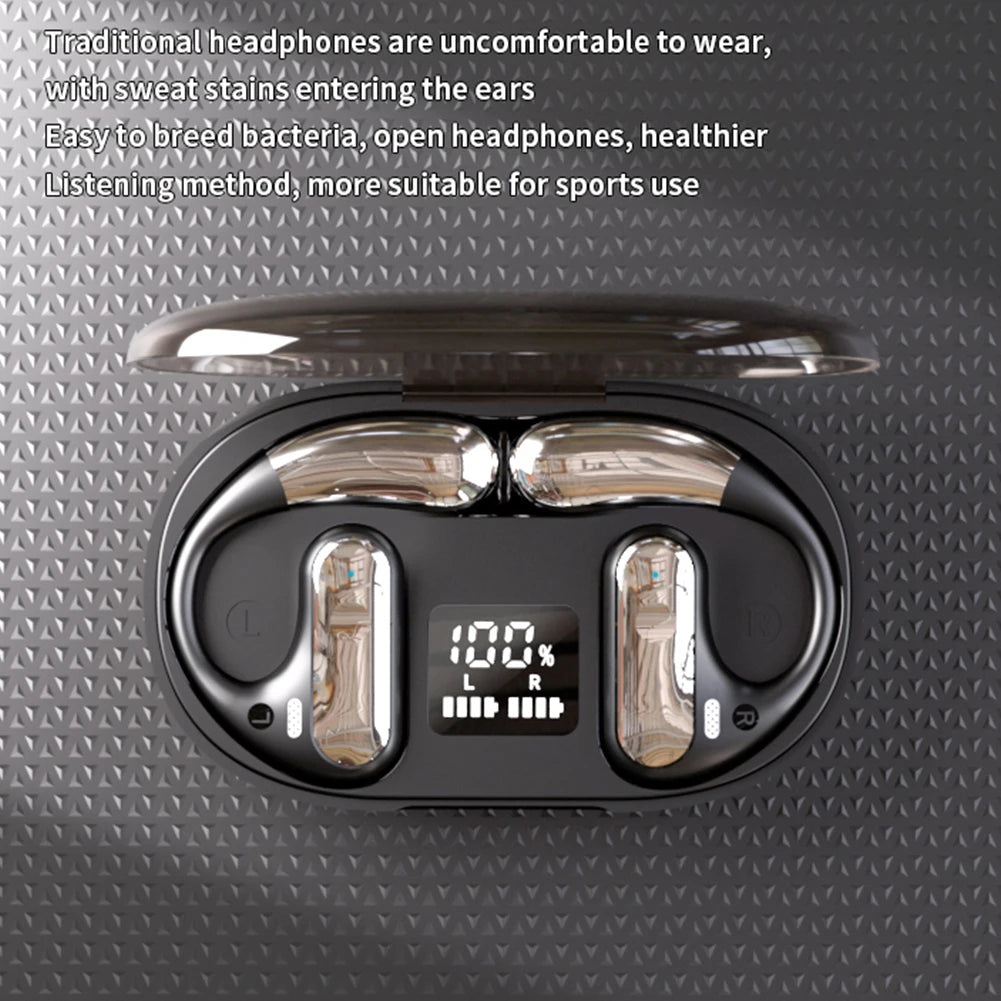 144 Languages AI Translator Earbuds Noise Cancelling Stereo Earhook Sports Headphone Translation Device for Travel and Business