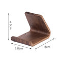 Soporte de madera 2 en 1 para movil y tarjetas