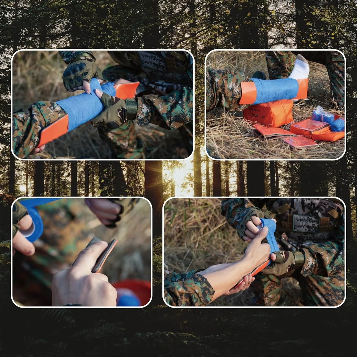 First Aid Splint 36/18'X4.3' SANKE RESCUE Wrist Thumb Support Brace Tendonitis Arthritis Ifak Protector Guard Right Left Hand