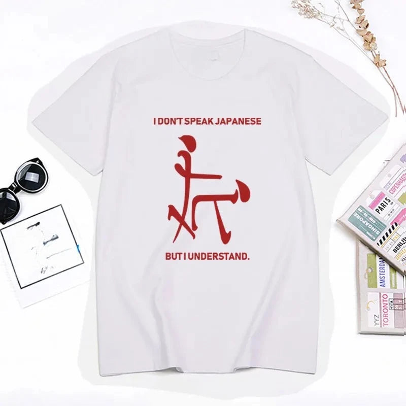 Fashion Humor T-shirt It Means Friendship in Chinese Funny Meme T Shirt Unisex Casual O-Neck Short Sleeve T Shirts