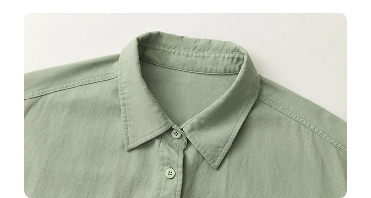 CHIC VEN Korean Women's Long-sleeved Shirt Loose Woman Tops Fashion Woman Blouse Office Lady Coat 2025 Spring Autumn Clothing