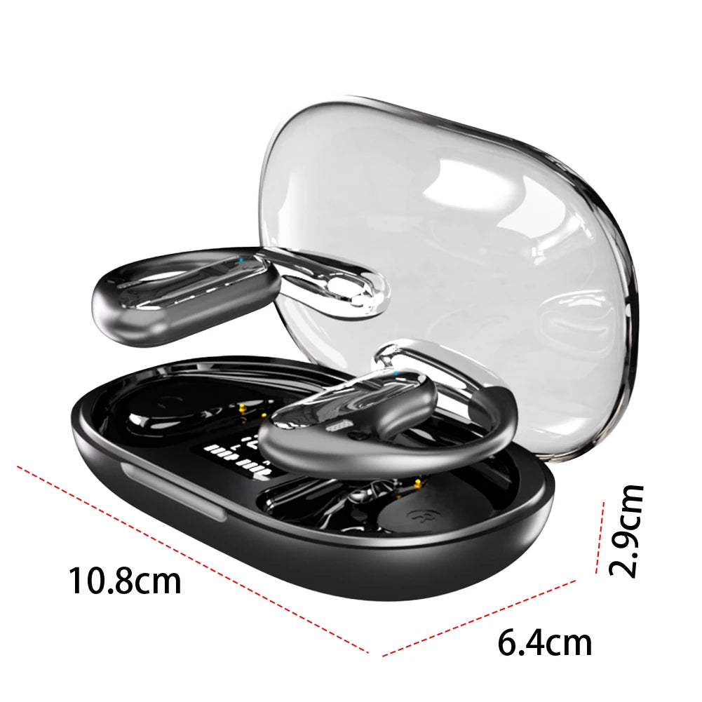 144 Languages AI Translator Earbuds Noise Cancelling Stereo Earhook Sports Headphone Translation Device for Travel and Business