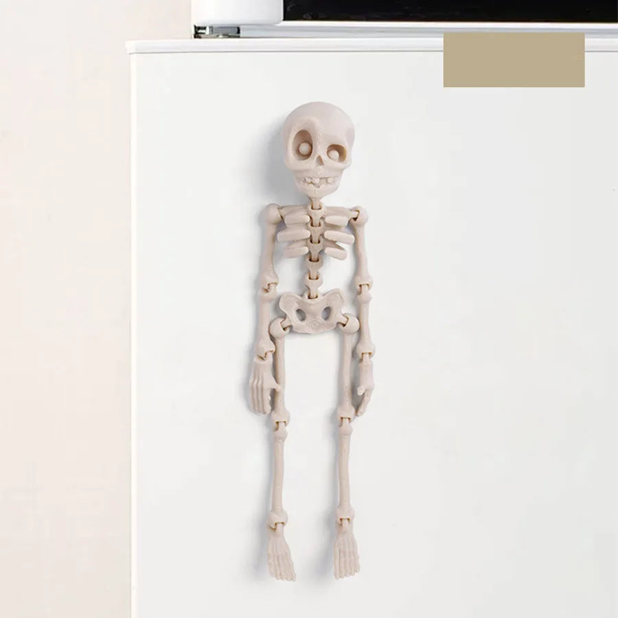 2pcs Personalized and Funny 3D Skeleton Claw Refrigerator Magnets Creative Refrigerator Magnets Halloween Decorative