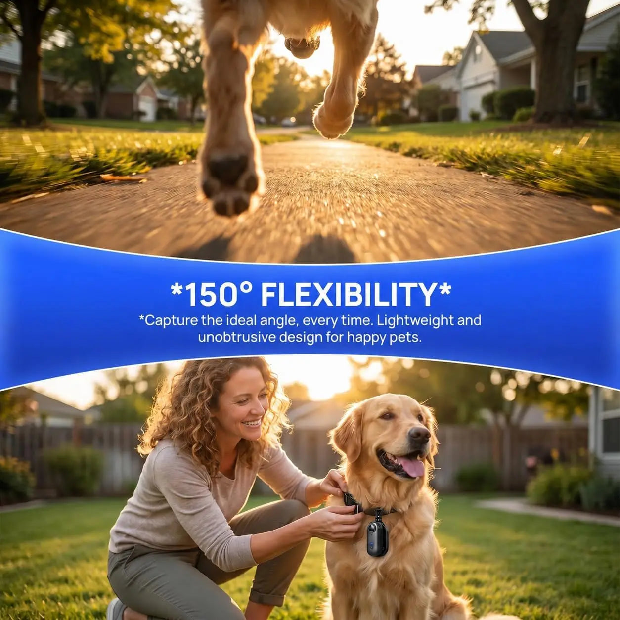 Pet Cameras 1080P HD Dog Cat Pet Camera Wireless Collar Camera With WiFi Needed Video Records for Cats Dogs Birthday Gift