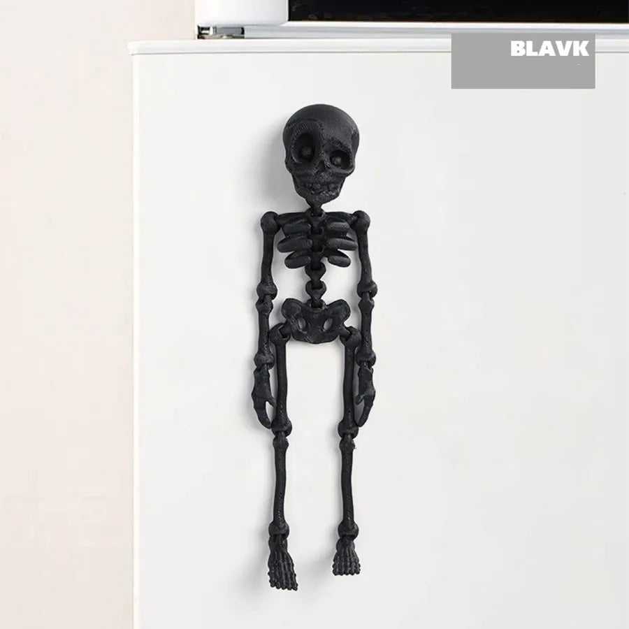 2pcs Personalized and Funny 3D Skeleton Claw Refrigerator Magnets Creative Refrigerator Magnets Halloween Decorative