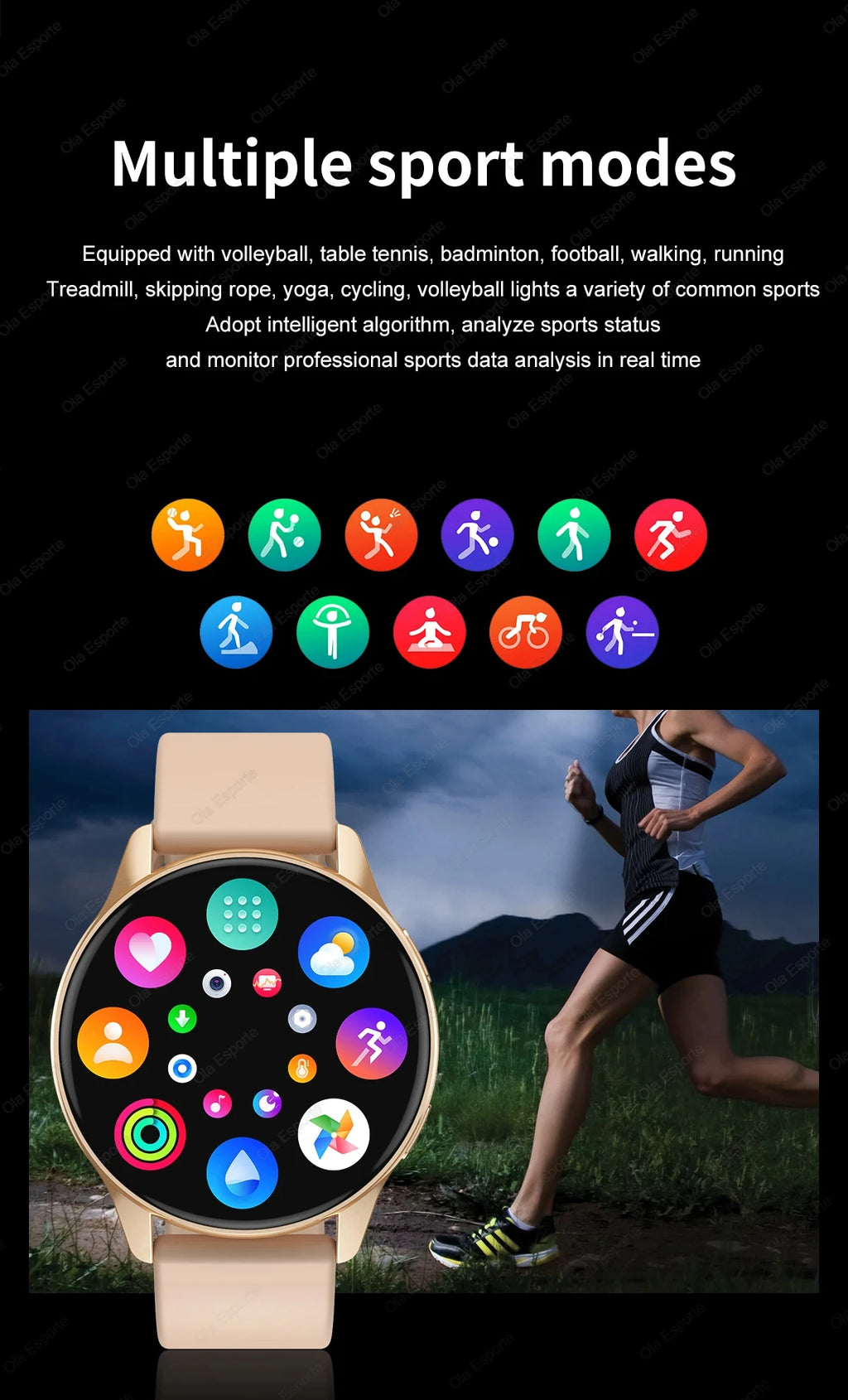 Smartwatch Women Watch 6 Health Monitoring Watch Waterproof Voice Assistant Bluetooth Call Smart Watch 2026 New Sport Watch Men