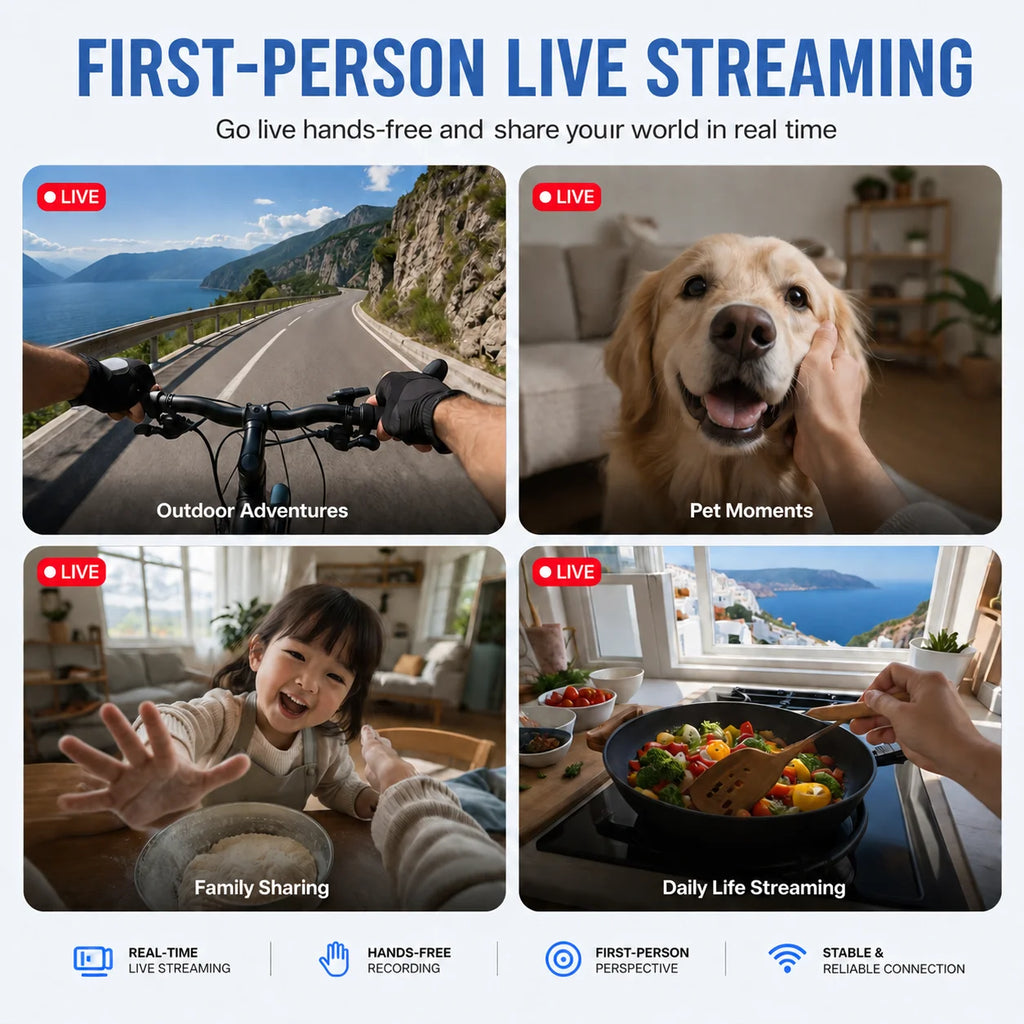 GML5.2 AI New Smart Glasses 1300W Camera Live Streaming Real-Time Translation Meeting Assistant Audio And Video Calls AI Glasses