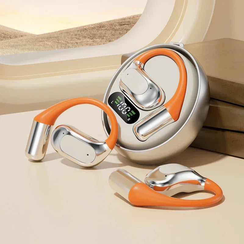 Wireless Translator Headset 144 Languages Real Time AI Translation Bluetooth Earphone Clip on Design for Worldwide Travel