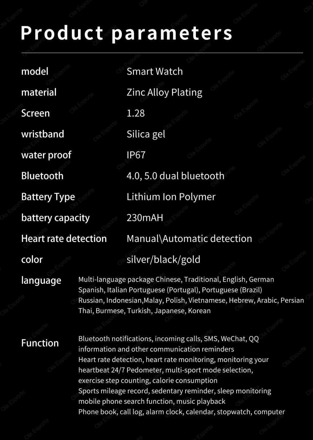 Smartwatch Women Watch 6 Health Monitoring Watch Waterproof Voice Assistant Bluetooth Call Smart Watch 2026 New Sport Watch Men