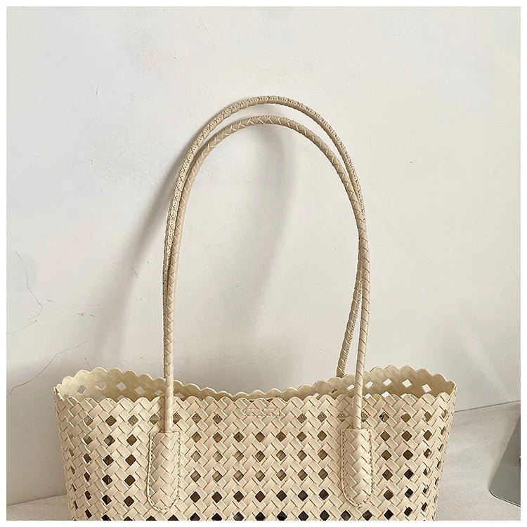 Fashion Woman Shoulder Bags for Women 2026 Brand Luxury Designer Bag Female Totes Purses Ladies Woven Shoulder Handbag Summer