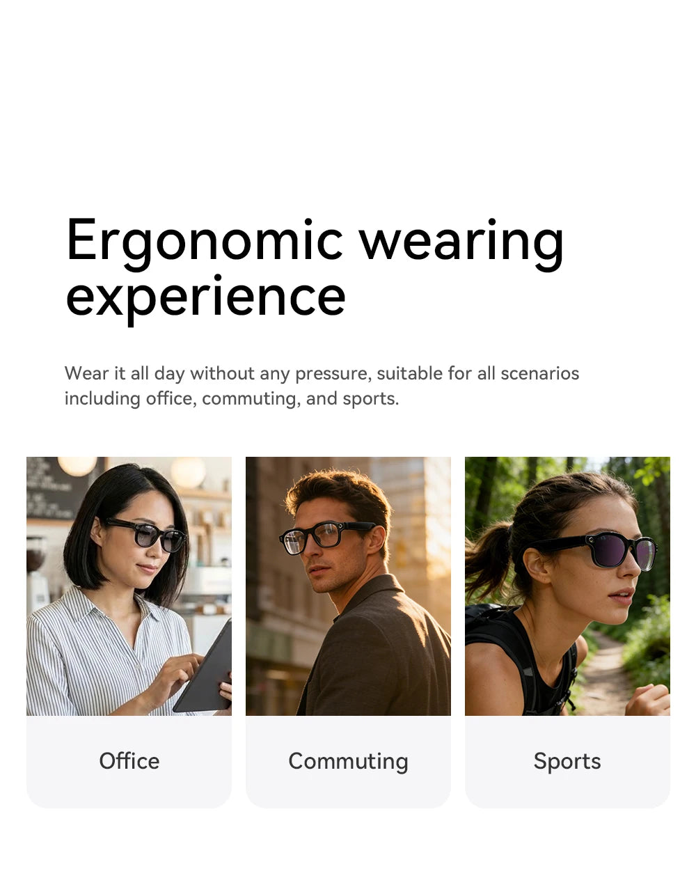 2026New AI Smart Glasses 3Lens 13MP Camera 4K Video Recording 100+ AI Languages Translation Sunglasses Bluetooth Call Music Play