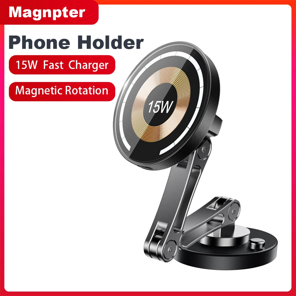 Cargador inalambrico magnetico 15W para coche