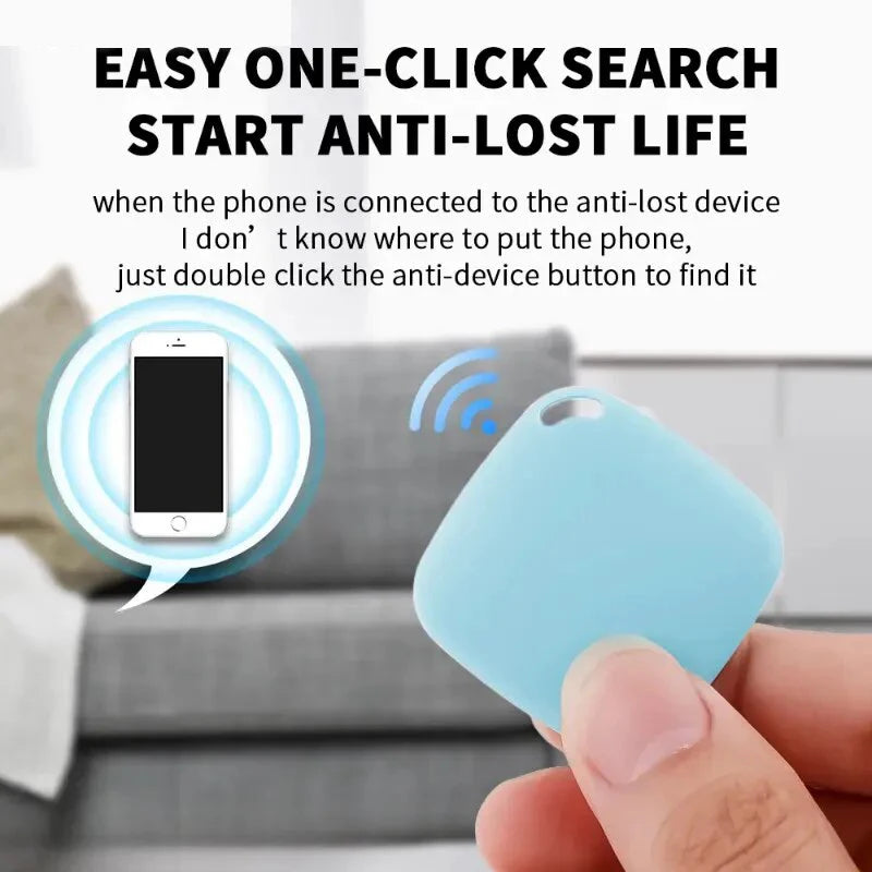 Mini GPS Locator AntiLost Alarm Wallet Keychain Smart Tag Bluetooth Tracer Keychain Dog Pet Child Tracker Key Finder Accessories