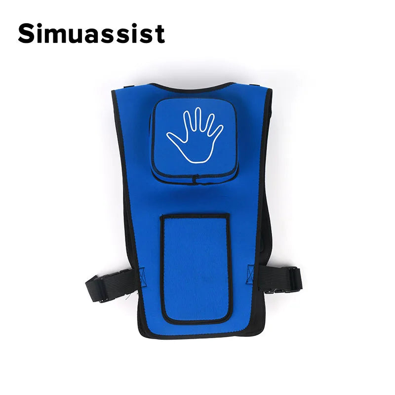 First Aid Training Heimlich Training Vest Choking Trainer with Tracheal Blockage Vest Wearable Adult Infarction Teaching Model