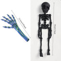 2pcs Personalized and Funny 3D Skeleton Claw Refrigerator Magnets Creative Refrigerator Magnets Halloween Decorative