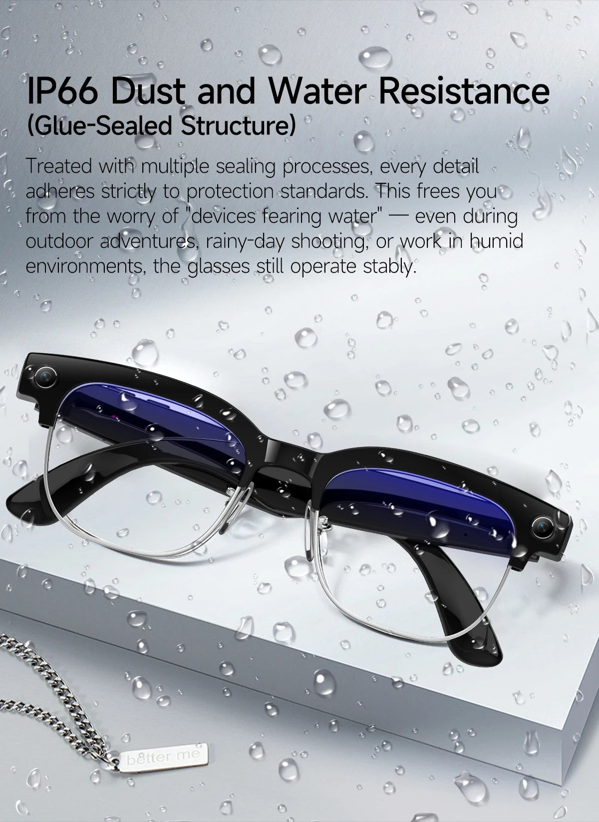 2026 Smart AI Glasses 4K HD 800W Camera 32GB Memory 140+ Translation ChatGPT Music Play Photos &Video Shoot Sunglasses Men Women
