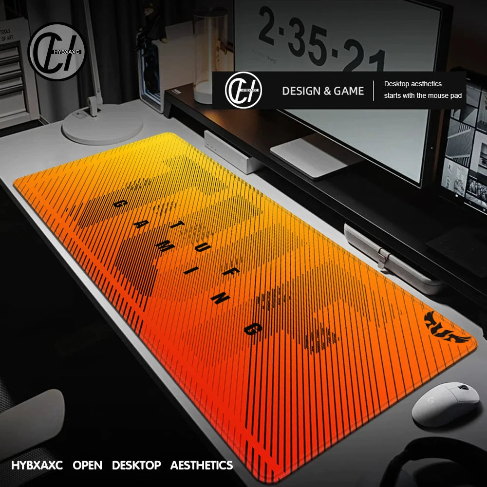 Desk Mat TUF Gaming Mouse Pad Large Deskmat Gamer Cabinet Deskpad Xxl Mousepad Speed Computer and Office Playmat Kawaii Mats Xl