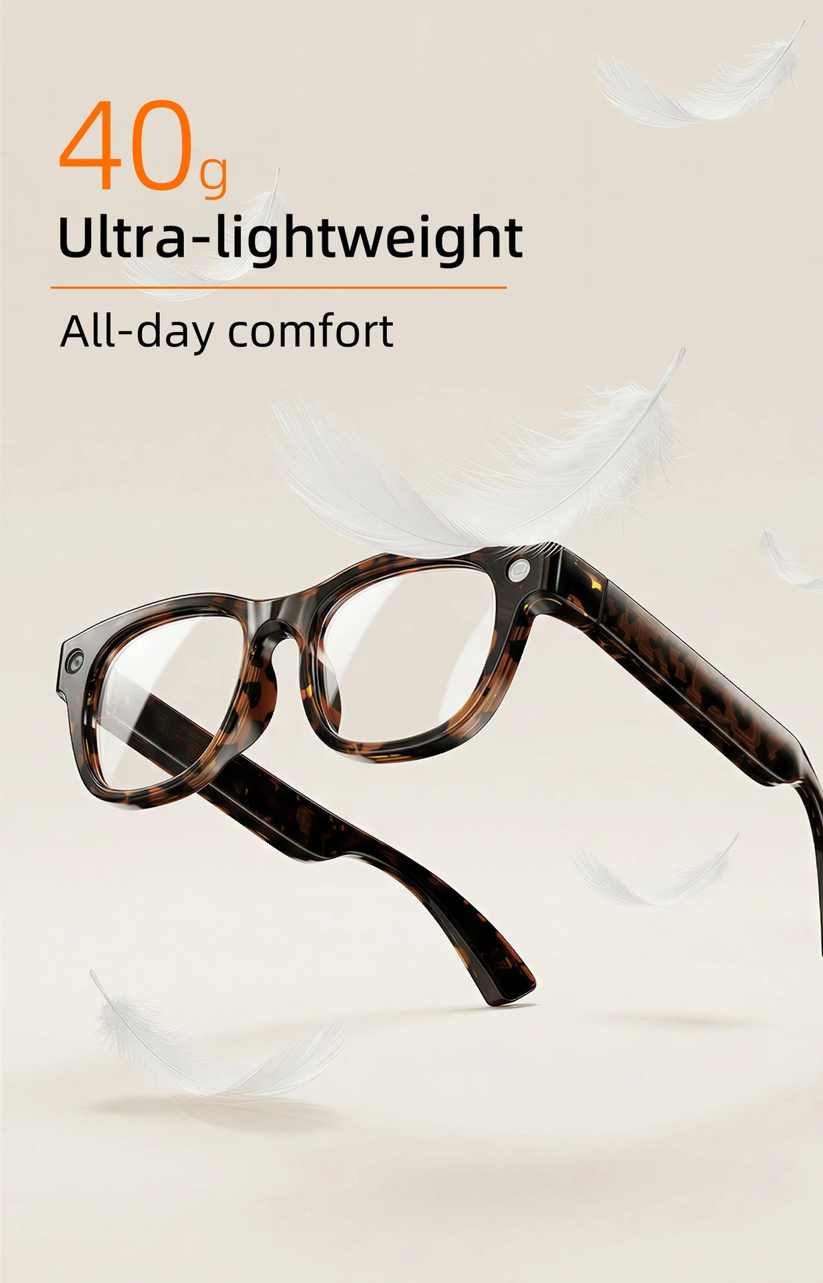 2026New AI Smart Glasses 1300W HD Camera Glasses Photo Recognition Video Record Translation Call Waterproof Sunglasses Men Women