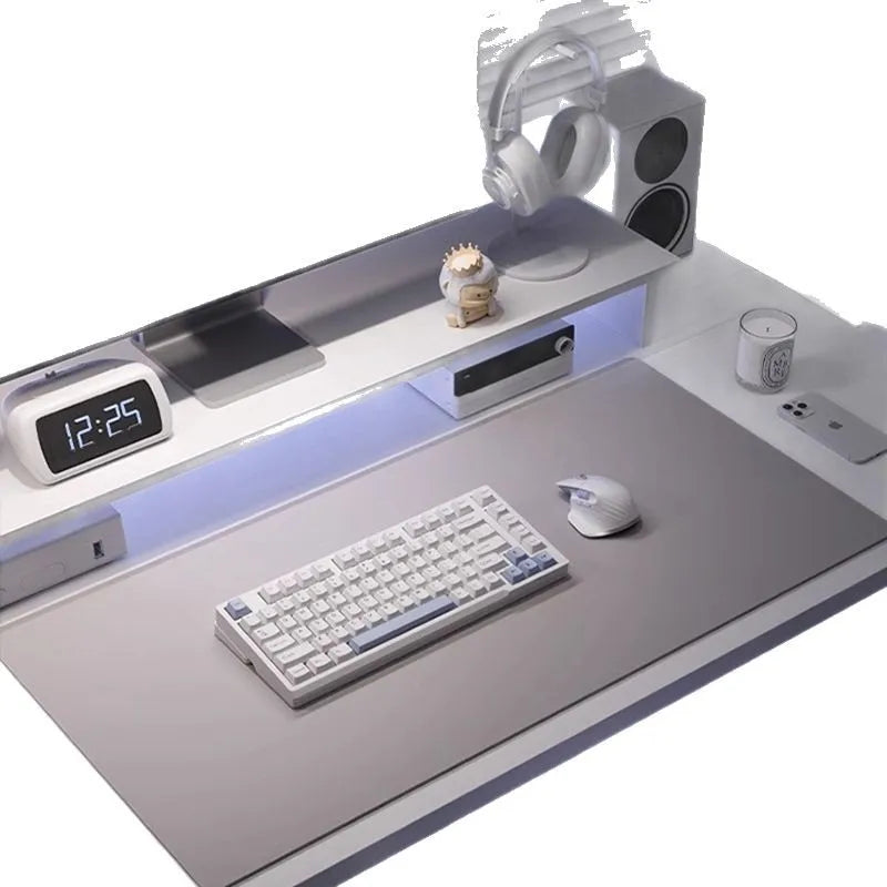Leather Desk Mat Computer Mat for Desk Large Mouse Pad and Keyboard Mat Desk Protector for Office