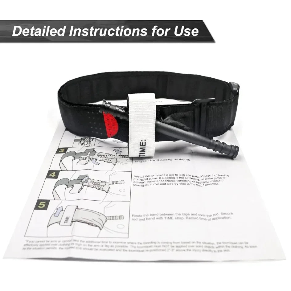 C AT Tourniquet Turnstile Rotating Tactical First Aid Kit for Outdoor Survival Combat Emergency Medical