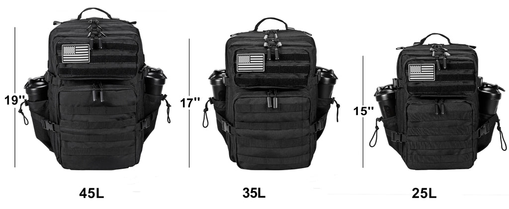 45L Meal Management Backpack for Men Women Tactical Adults Insulated Lunch Athletes Gym Bag Sports Daypacks With Bottle Holder