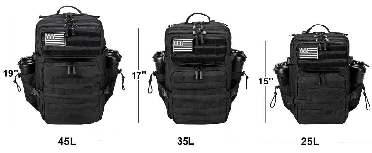 45L Meal Management Backpack for Men Women Tactical Adults Insulated Lunch Athletes Gym Bag Sports Daypacks With Bottle Holder