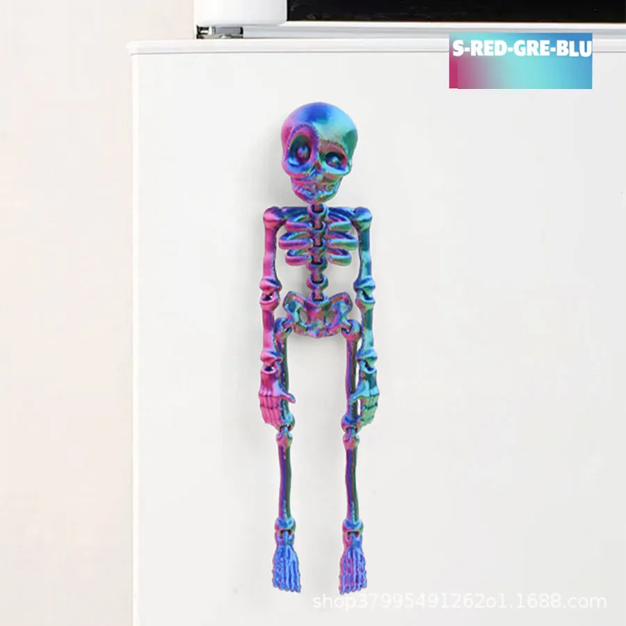 2pcs Personalized and Funny 3D Skeleton Claw Refrigerator Magnets Creative Refrigerator Magnets Halloween Decorative