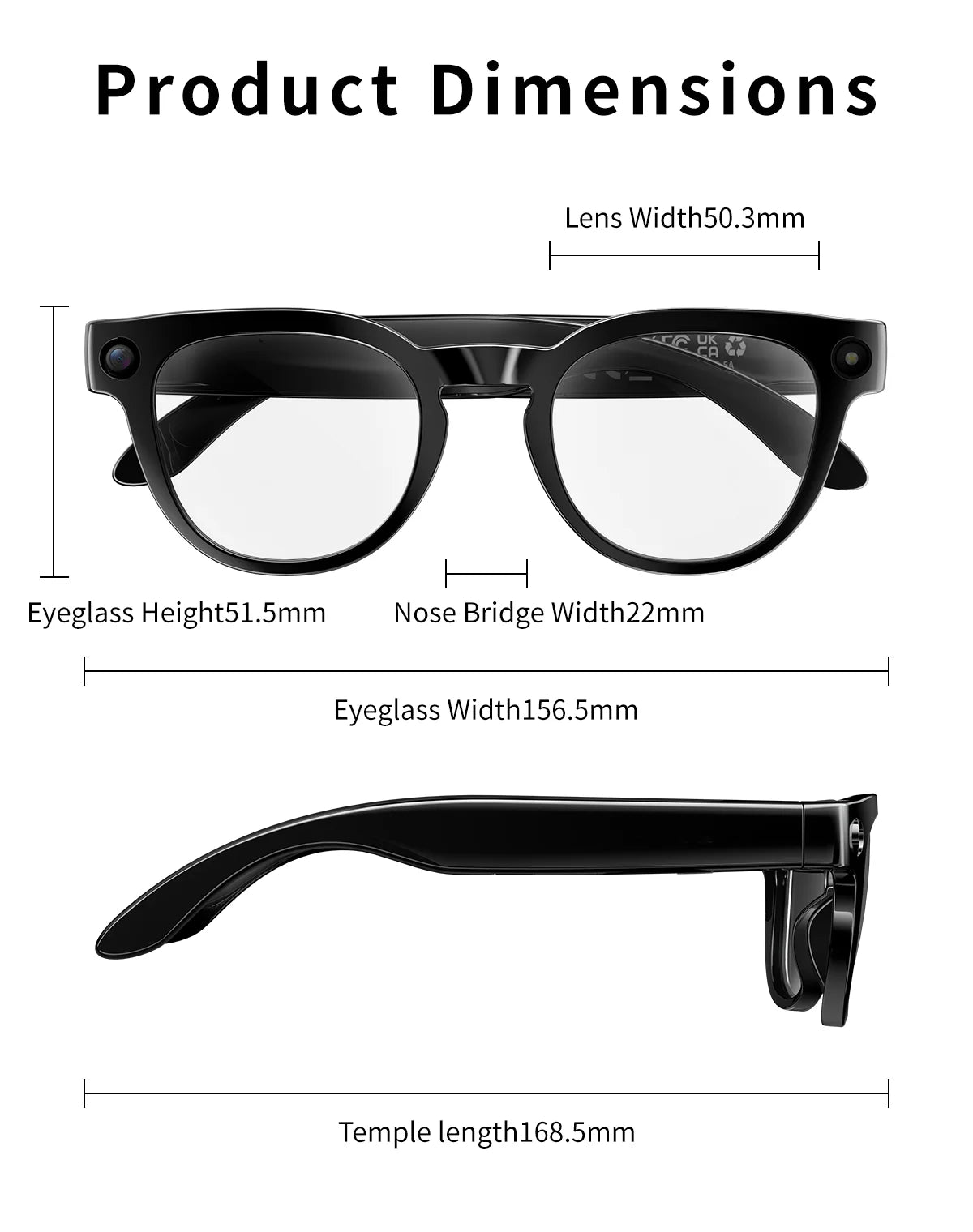 2026 AI Smart Glasses Translation Glasses 800W Pixel Camera Photo Video Recording WIFI Bluetooth 5.4 Waterproof Smart Sunglasses