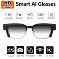 2026 New Smart Glasses with AI Intelligent Q&A Photography Recording Intelligent Translation 800W Camera Bluetooth Smart Glasses