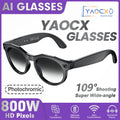 2026 New AI Smart Glasses 8MP Photo&Video Recording Music Playback Voice Wake-Up AI Interaction Translation 290mAh Smart Glasses