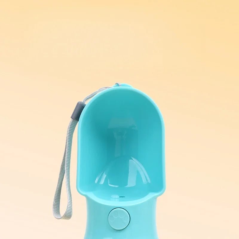 Dog Cat Water Bottle, Portable pet Water Bottle with Food Container, Outdoor Water Dispenser, Leak Proof Water Bottles for Dogs