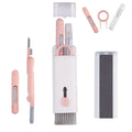 7-in-1 Computer Keyboard Cleaner Brush Kit Earphone Cleaning Pen For Headset Keyboard Cleaning Tools Cleaner Keycap Puller Kit