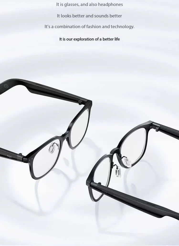 Original Xiaomi Mijia Smart Audio Glasses Open Ear Bluetooth Headphones Wireless Stereo Music & Hands-Free Calling Smart Glasses