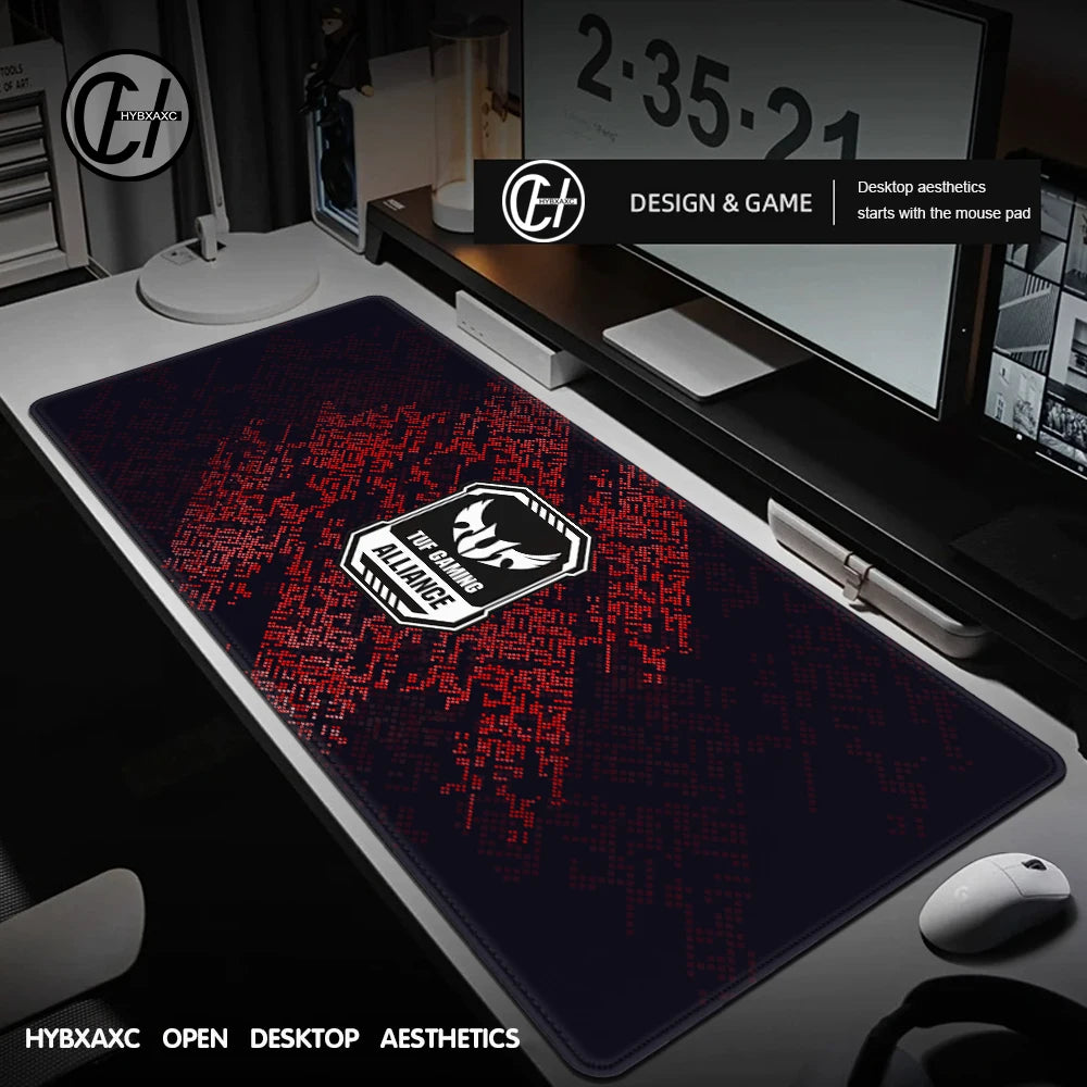 Desk Mat TUF Gaming Mouse Pad Large Deskmat Gamer Cabinet Deskpad Xxl Mousepad Speed Computer and Office Playmat Kawaii Mats Xl
