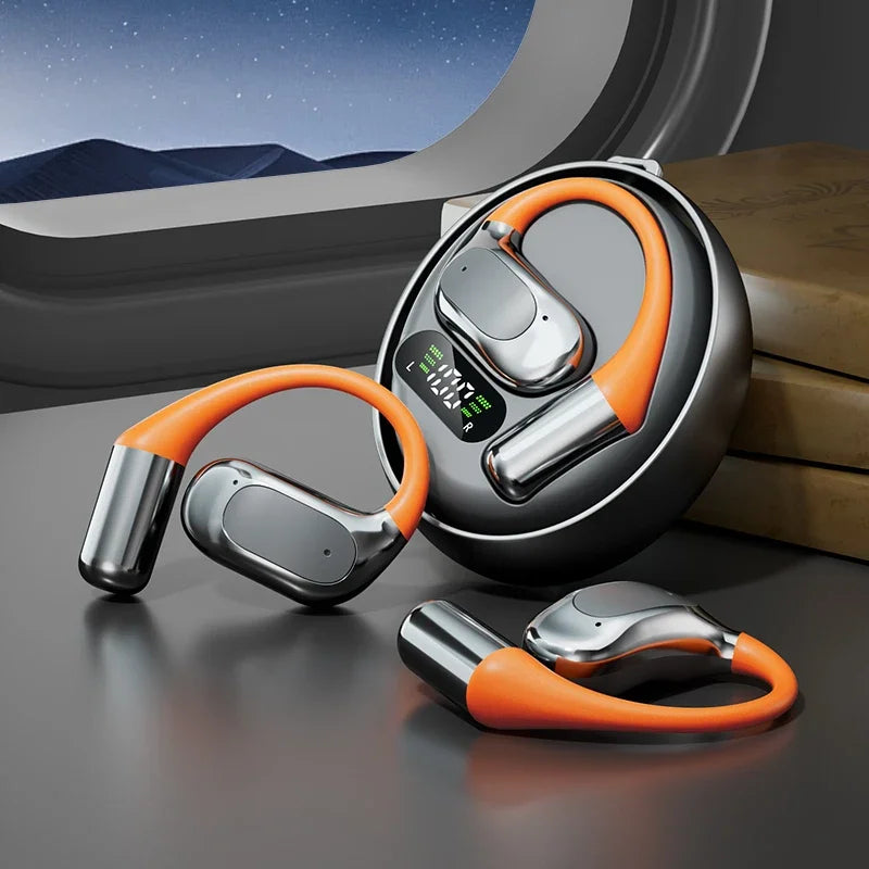 Wireless Translator Headset 144 Languages Real Time AI Translation Bluetooth Earphone Clip on Design for Worldwide Travel