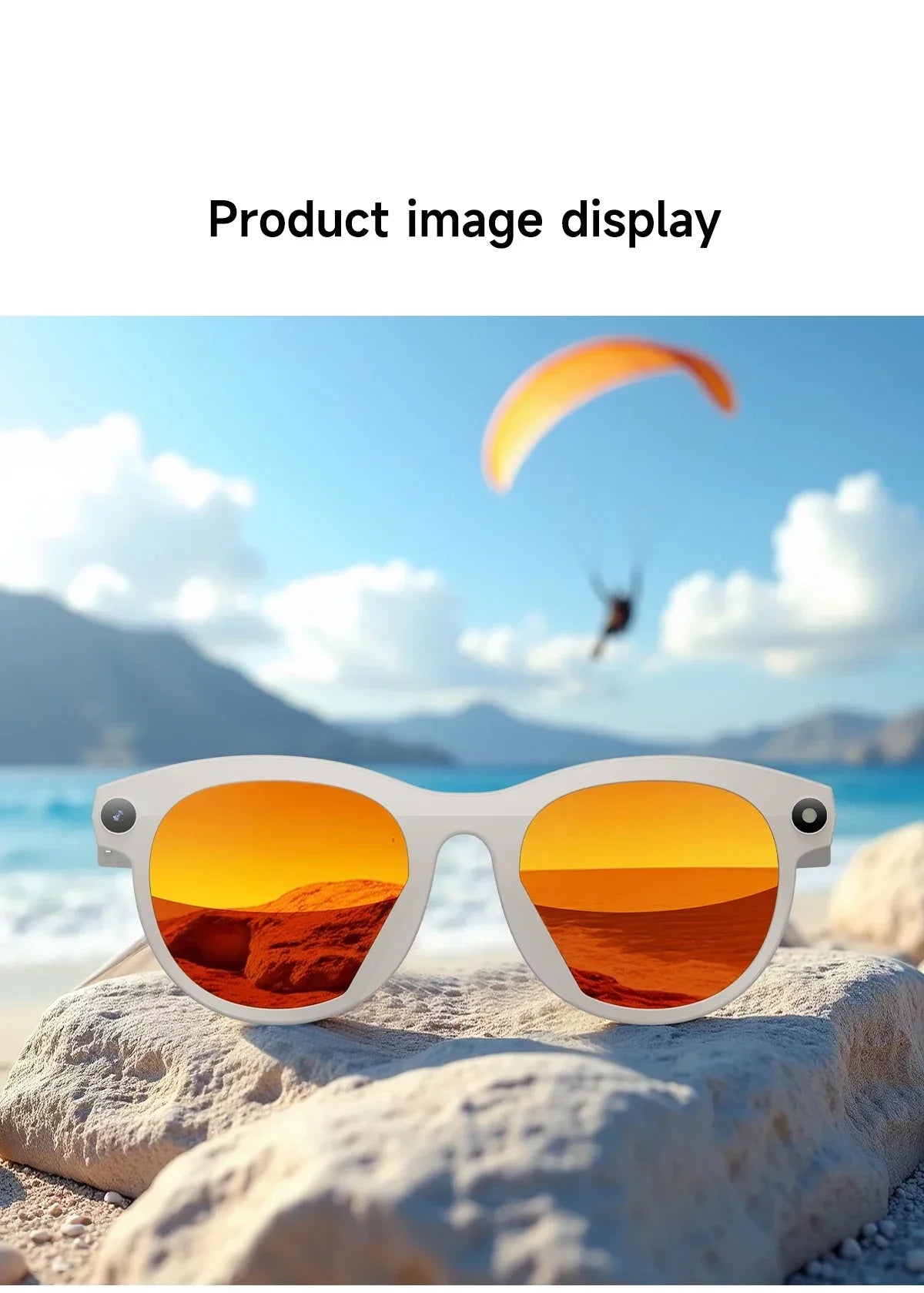 2026 New Smart Glasses  8MP Camera WiFi Bluetooth Touch Control IP65 Waterproof AI Translation Noise Cancelling AI Glasses Women