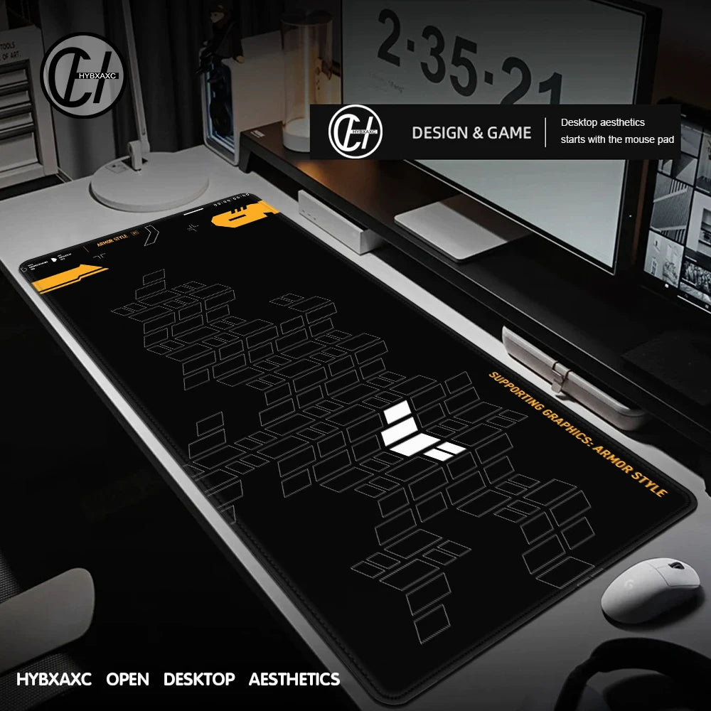 Desk Mat TUF Gaming Mouse Pad Large Deskmat Gamer Cabinet Deskpad Xxl Mousepad Speed Computer and Office Playmat Kawaii Mats Xl