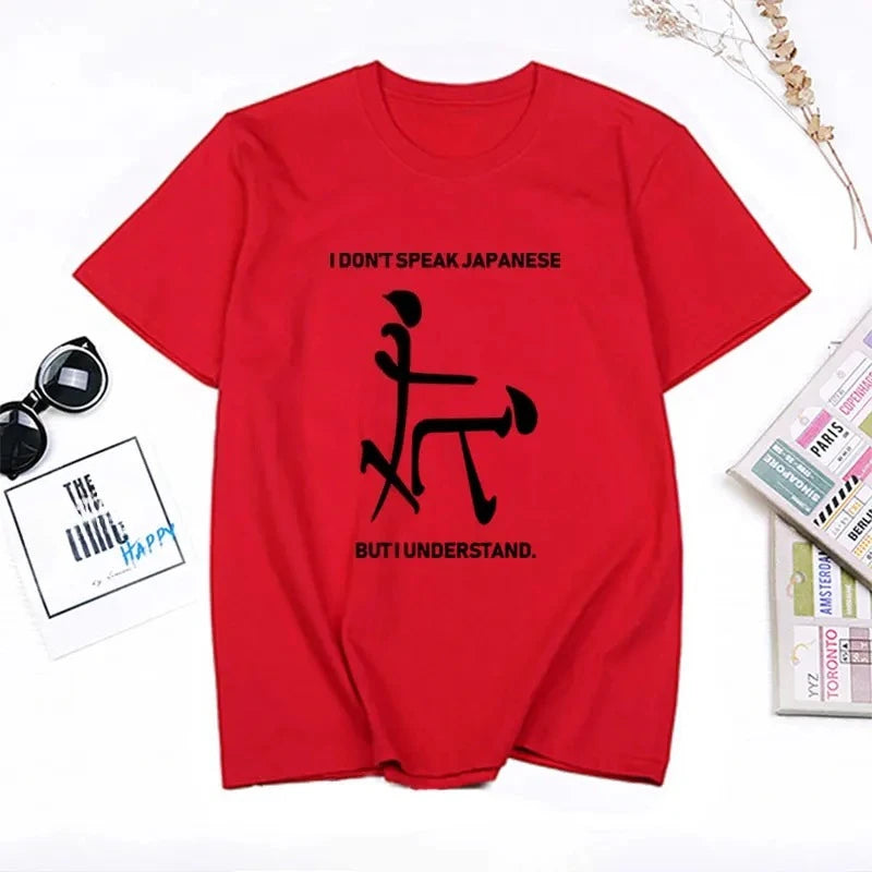 Fashion Humor T-shirt It Means Friendship in Chinese Funny Meme T Shirt Unisex Casual O-Neck Short Sleeve T Shirts