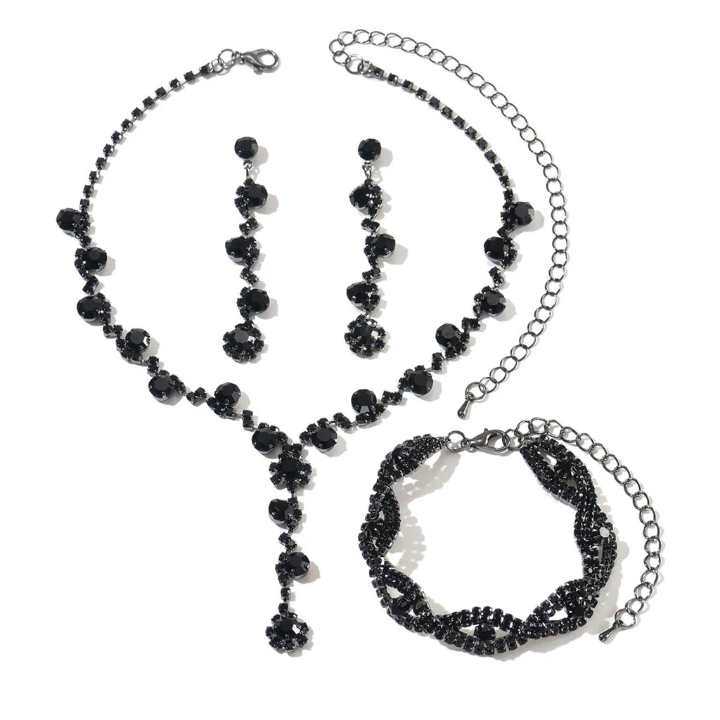 Halloween necklace, earrings and bracelet set - perfect for parties and formal events, highly versatile and stylish.