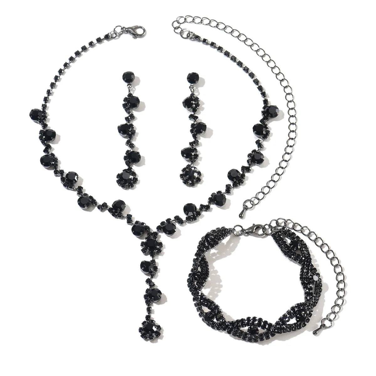 Halloween necklace, earrings and bracelet set - perfect for parties and formal events, highly versatile and stylish.