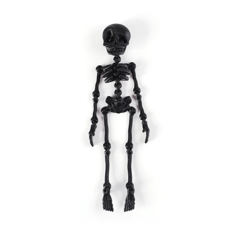 1Pc Magnetic Poseable Skull Creative Fridge Magnet Funny Halloween Easter Gift for Refrigerator Whiteboard Kitchen Quirky Decor