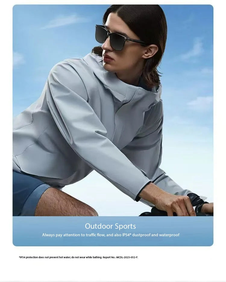 Original Xiaomi Mijia Smart Audio Glasses Open Ear Bluetooth Headphones Wireless Stereo Music & Hands-Free Calling Smart Glasses