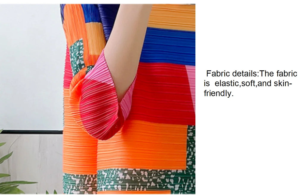 Fashionable women's dress, new spring/summer style, European and American style, youthful, plus size, slimming pleated skirt