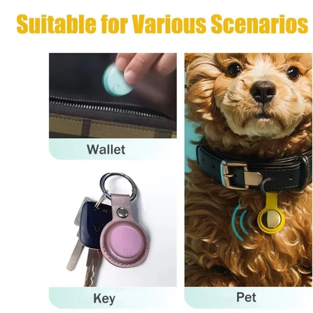 Global Positioning Smart Tag Tracker Ultra-long battery life Portable Mini Locator Key Finder Compatible with Android iOS